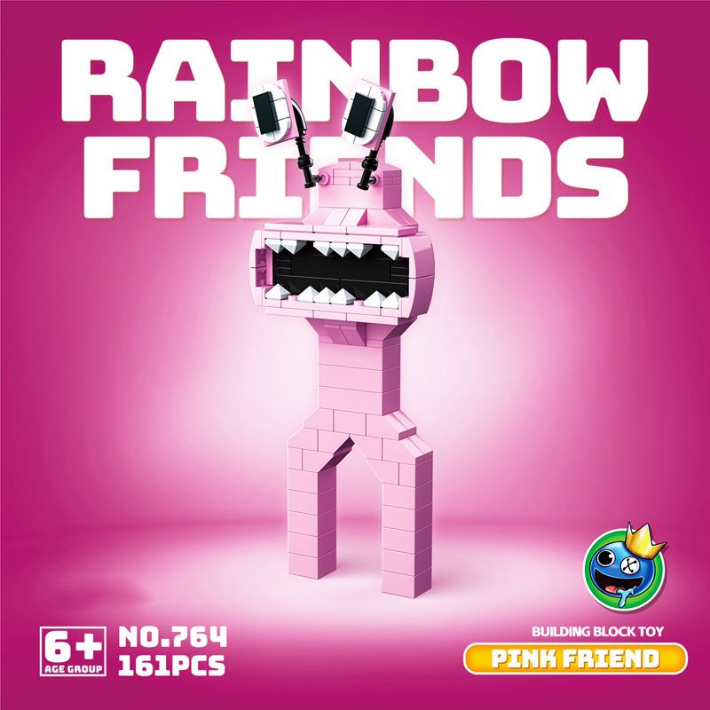 Конструктор радужные друзья / Совместимость с Lego/PINK FRIEND  #1
