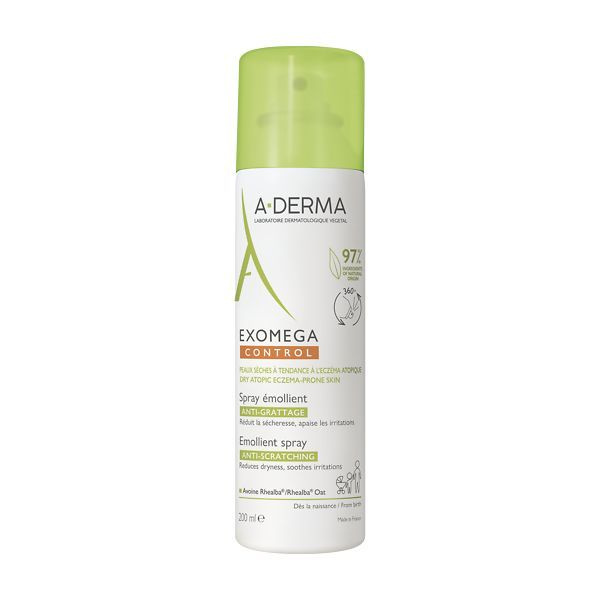 A-DERMA EXOMEGA CONTROL Смягчающий спрей-эмолент, 200 мл (Экзомега) #1