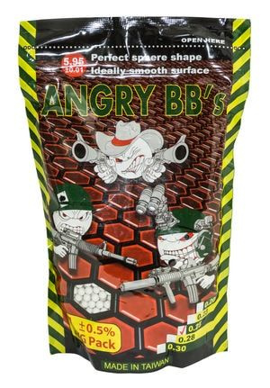 Шары для страйкбола Angry 0.25г. 4000 шт #1