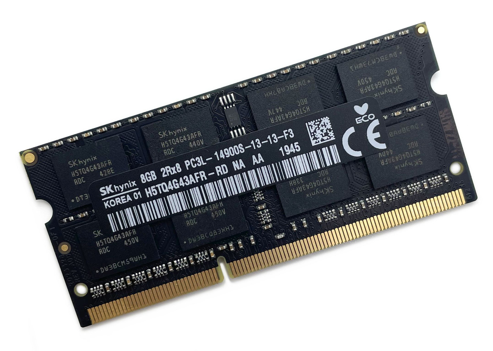 Hynix Оперативная память DDR3L 8Gb 1866 Mhz PC3L-14900S SoDimm (совместима с Mac, iMac, MacBook) 1x (H5TQ4G43AFR-RD) #1