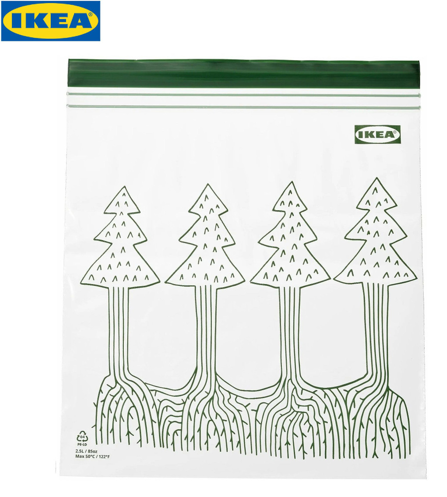 IKEA Пакет для хранения продуктов, 25 см х 24 см см, 25 шт #1