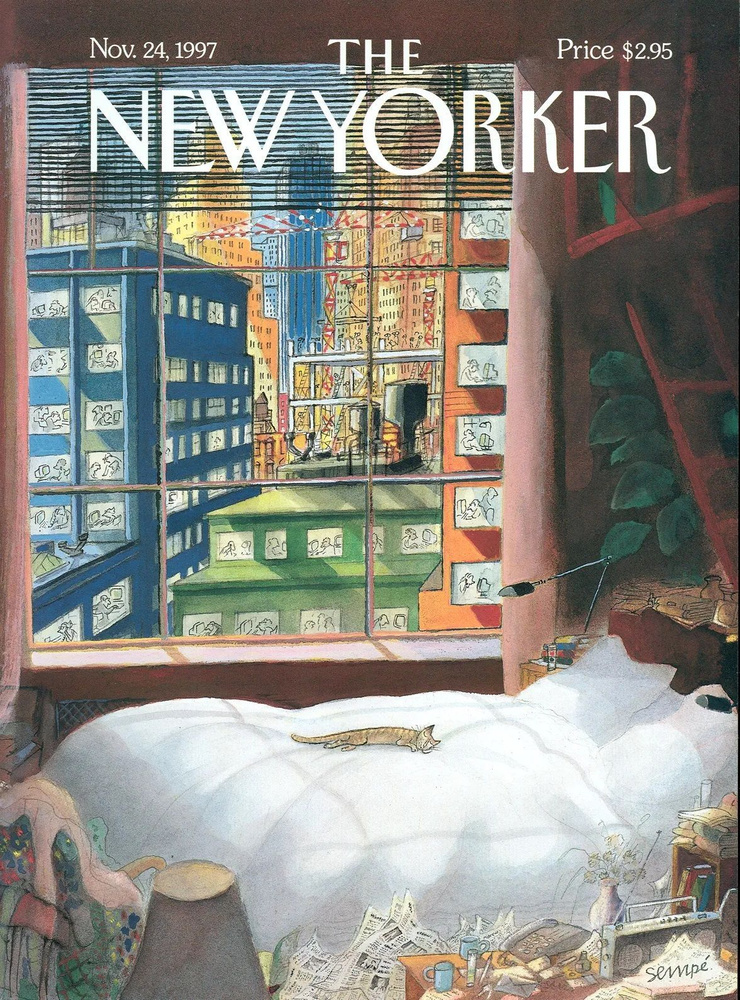 PostersRu Постер "New Yorker (24 ноября 1997)", 40 см х 30 см #1