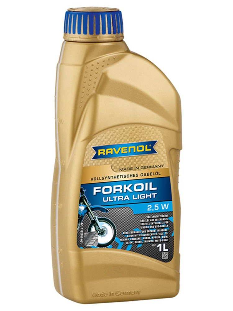 Вилочное масло RAVENOL Forkoil Ultra Light 2,5W, 1 литр #1