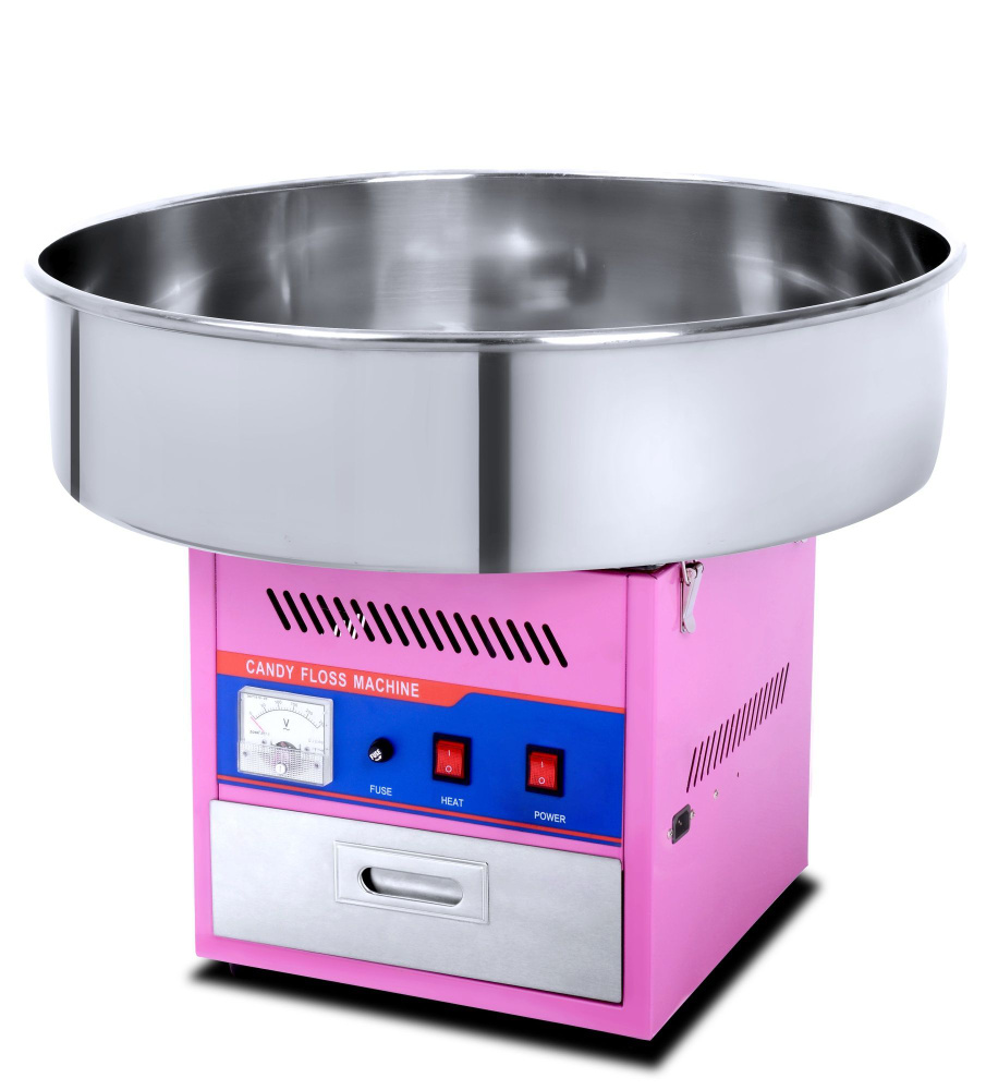 Аппарат для сахарной ваты Gastrorag HEC-02 производительность 3 кг/ч, чаша из нержавеющей стали, диаметр #1