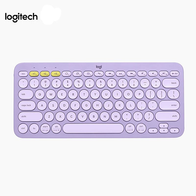 Logitech Игровая клавиатура беспроводная Logitech K380 Purple, Английская раскладка, фиолетовый  #1