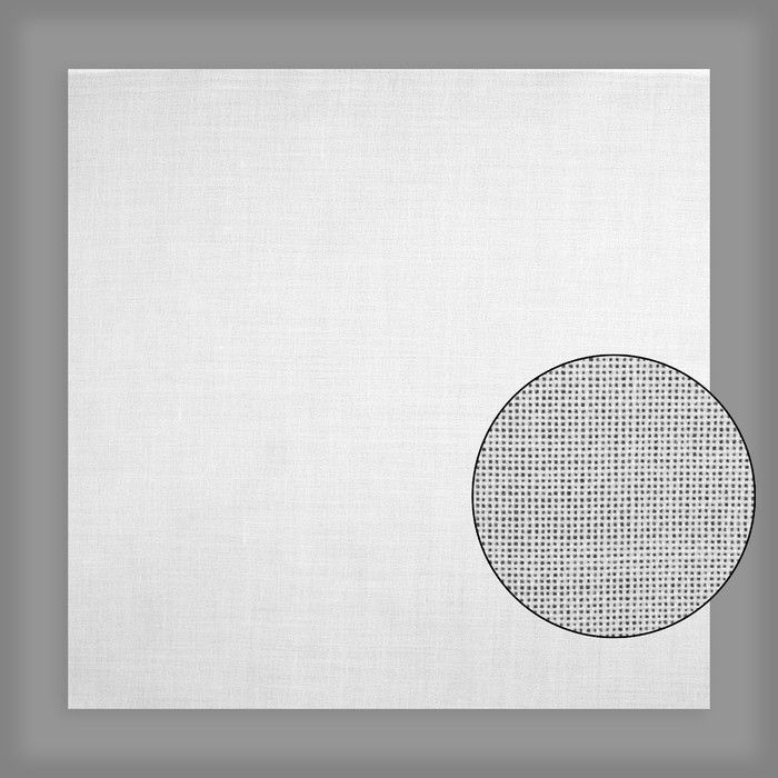 Канва для вышивания, равномерного переплетения, 50 x 50 см, цвет белый  #1