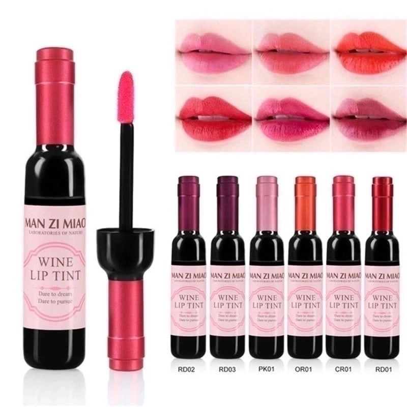 Блеск - тинт для губ в виде винных бутылок Magic wine Lip Tint #1