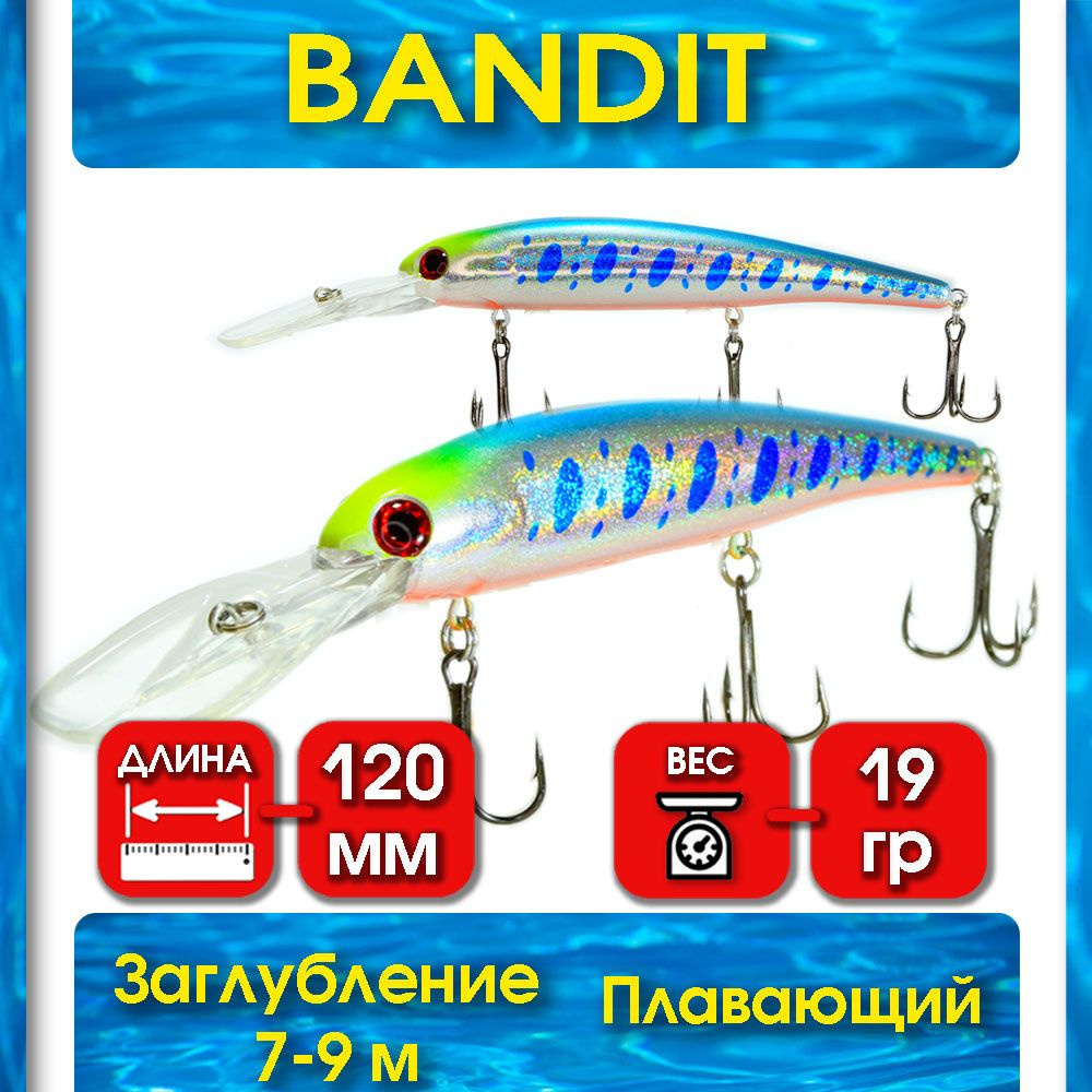 Воблер для рыбалки Bandit Walley Deep 120 мм #1