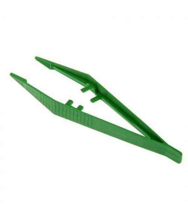 Пинцет пластиковый 15 см, изогнутый 5 штук. - купить с доставкой по ...