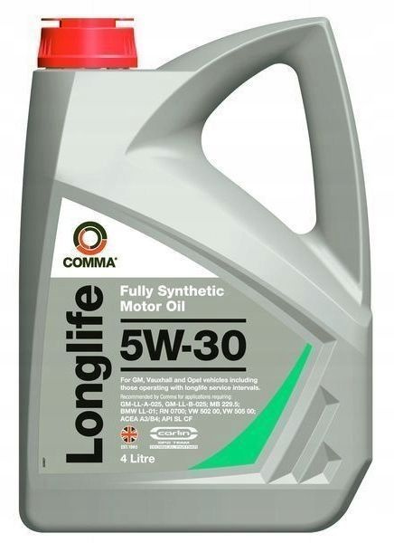 Comma SYNTHETIC LONG LIFE 5W-30 Масло моторное, Синтетическое, 4 л #1