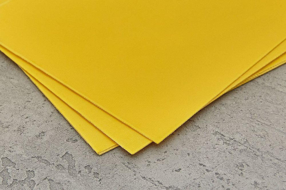 G10-spacer жёлтый, лист 250х130х0,6мм #1