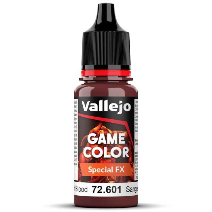 Краска Vallejo Game Color Special FX 72.601, Fresh Blood, эффект "свежая кровь", 18 мл  #1