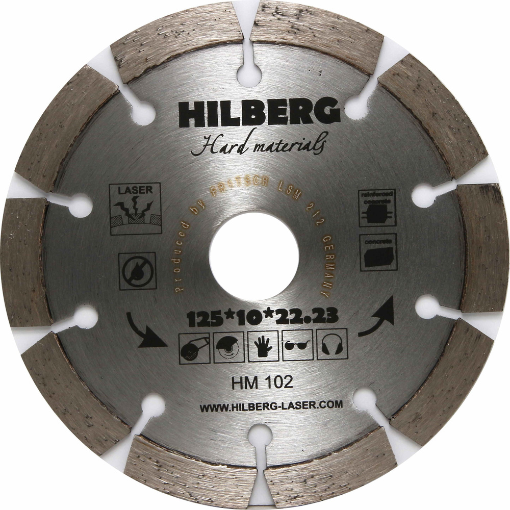 Hilberg Диск алмазный 125 x 2 x 22.23 #1