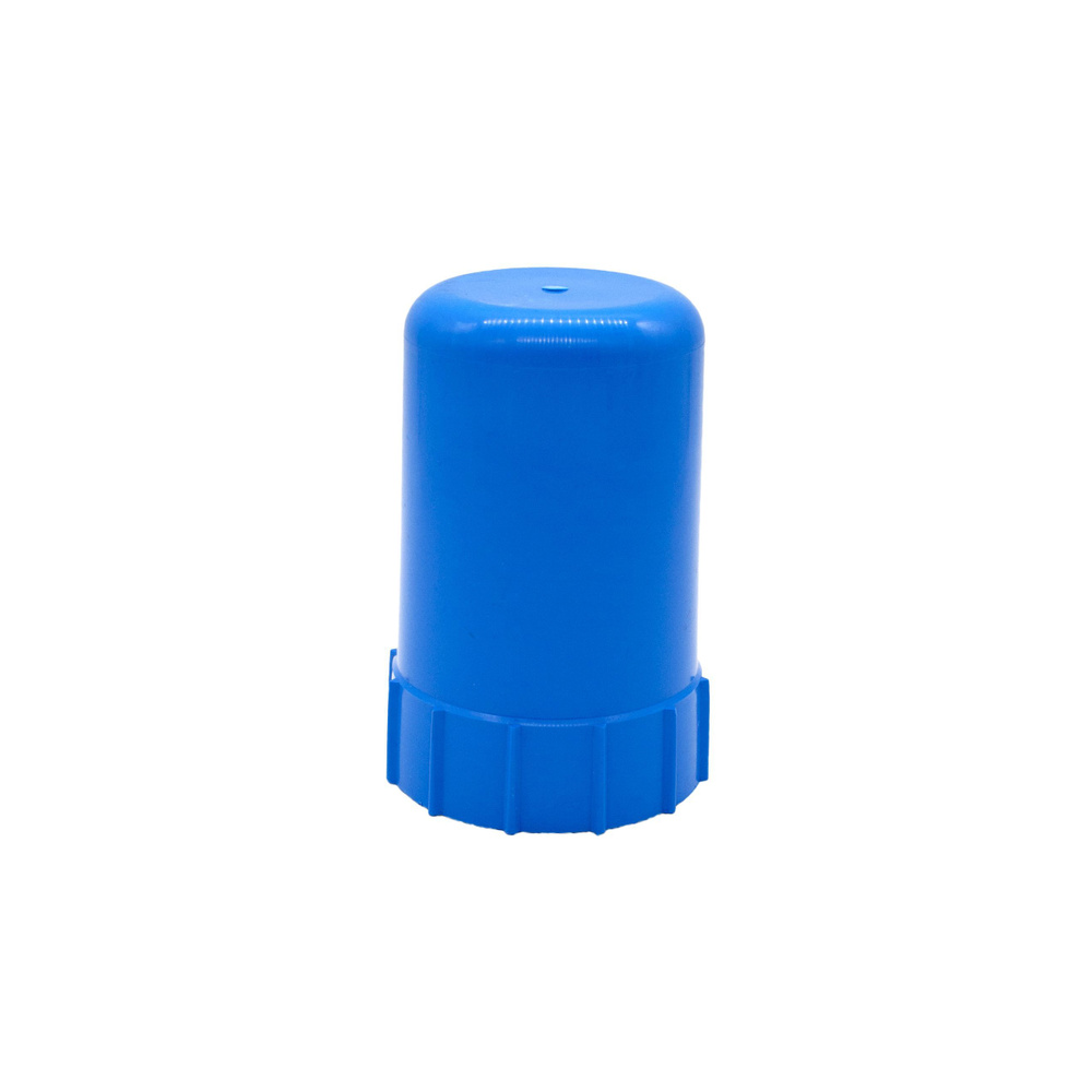 Колпак защитный для вентиля газового баллона 40л, пластиковый, синий  #1