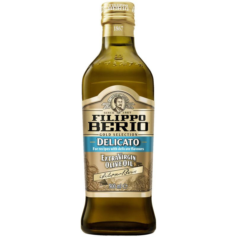 Масло оливковое Filippo Berio Extra Virgin Delicato нерафинированное, 500мл  #1