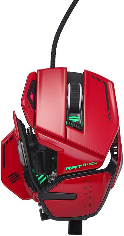 Мышь Mad Catz R.A.T. 8+ ADV красная (MR06DCINRD000-0) #1