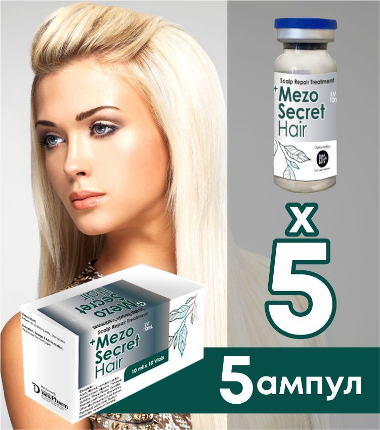 Сыворотка Mezo Secret Hair для роста и против выпадения под мезороллер  #1