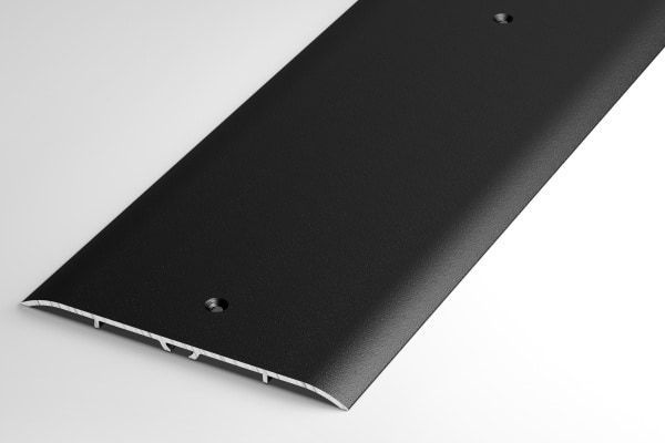 Порог напольный стыкоперекрывающий одноуровневый 100x5 мм, длина 0,9 м, профиль-порожек Лука ПС 05, черный #1