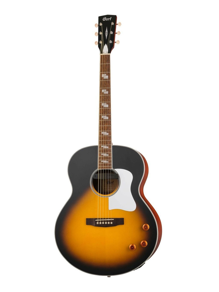 Cort Электроакустическая гитара Электро-акустическая гитара, санберст, CJ Series Cort CJ-Retro-VSM 6-струнная, #1