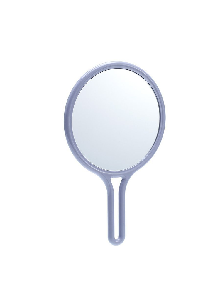 Зеркало DEWAL PRO с ручкой, пластик, 26x16x1 см, серое MR-61silver #1