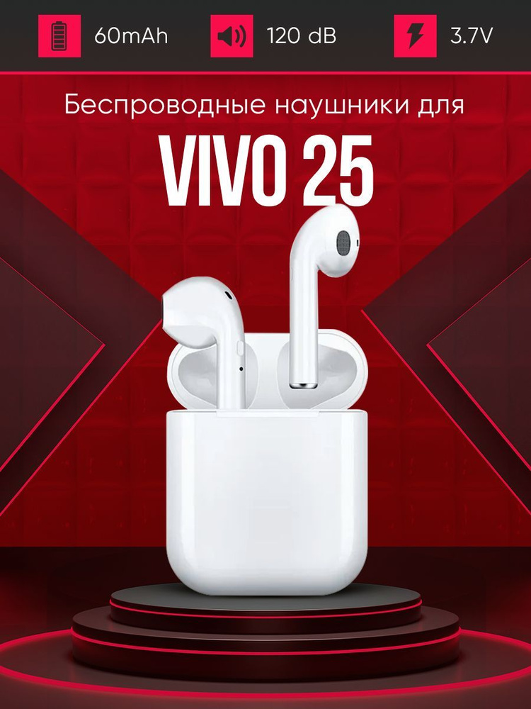 Беспроводные наушники для телефона vivo 25 / Полностью совместимые наушники со смартфоном виво 25 / i9S-TWS, #1