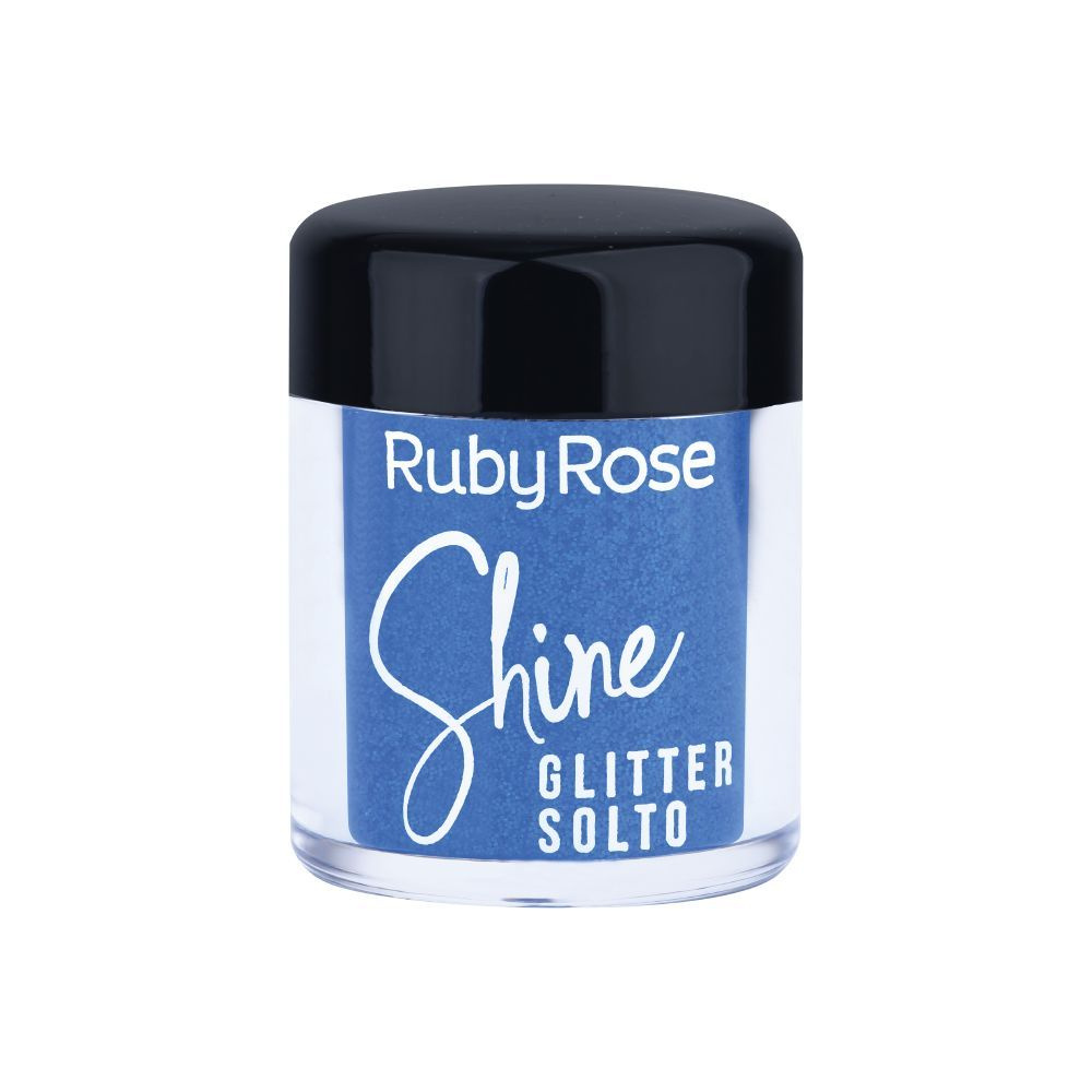 Блестки для лица и тела и волос, рассыпчатый пигмент Shine Pigmento от Ruby Rose HB-8405 Оттенок Лагуна #1