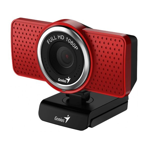 Genius Web-камера с микрофоном x ECam 8000, красный - купить с ...