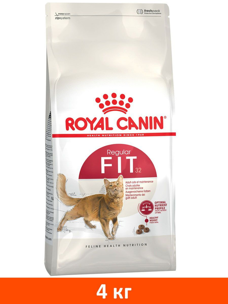 Сухой корм ROYAL CANIN FIT 32 для активных взрослых кошек (4 кг) #1