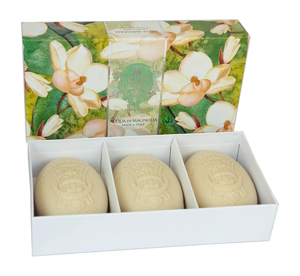 La Florentina Hand Soap Set Fresh Magnolia Набор мыла для рук с экстрактом Свежей магнолии 150 гр 3 шт #1