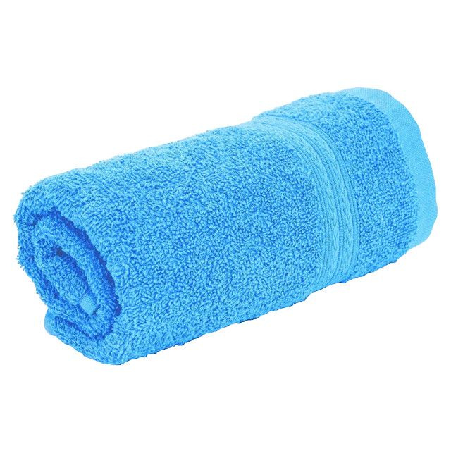 полотенце махр. 35х70см голубое #1