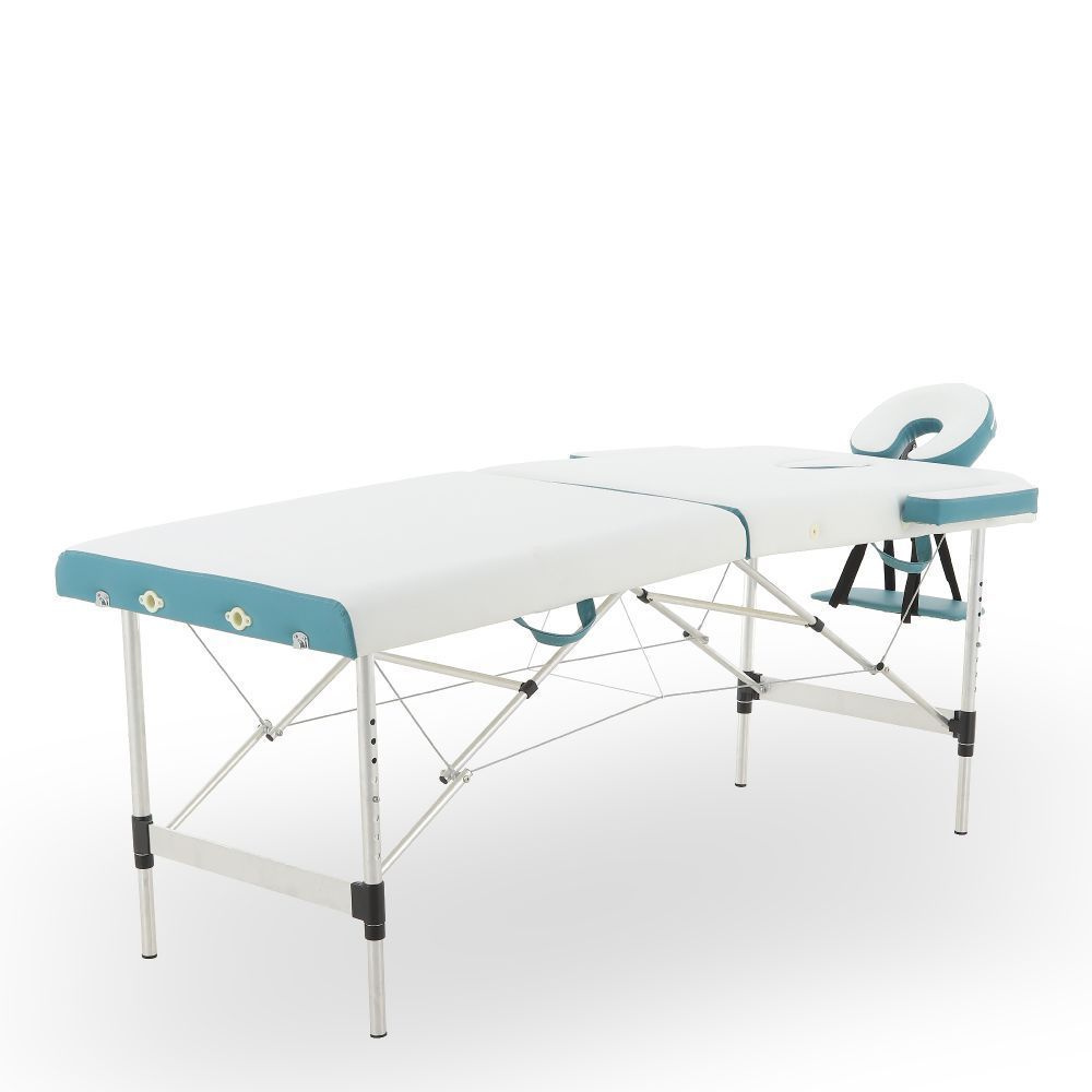 Массажный стол складной Мед-Мос JFAL01A, 2-х секционный, кушетка косметологическая, для массажа, с регулировкой #1