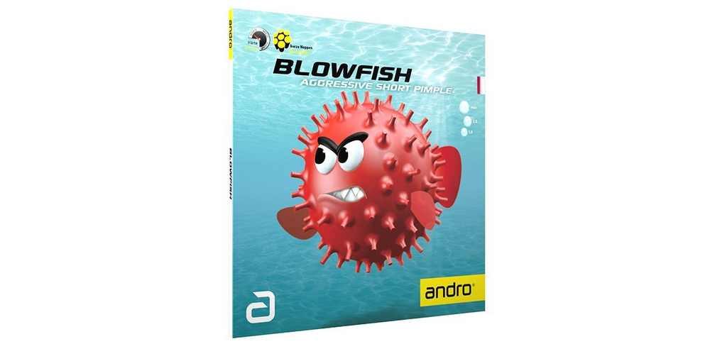 Накладка Andro BLOWFISH, черная, 1.8 #1