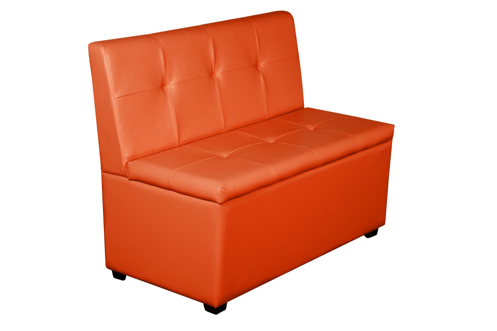 Кухонный диван Уют-1 Оранжевый #1