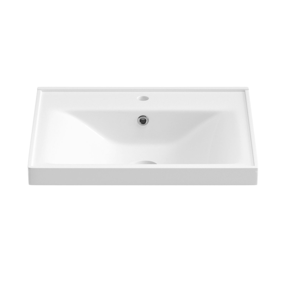 Подвесная/мебельная раковина для ванной Wellsee FreeDom 151102000: прямоугольная, ширина умывальника #1