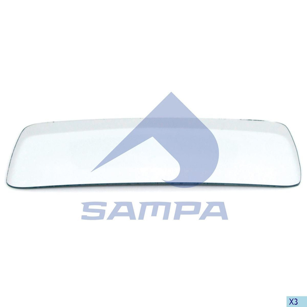 Элемент зеркальный RENAULT Premium с подогревом SAMPA #1