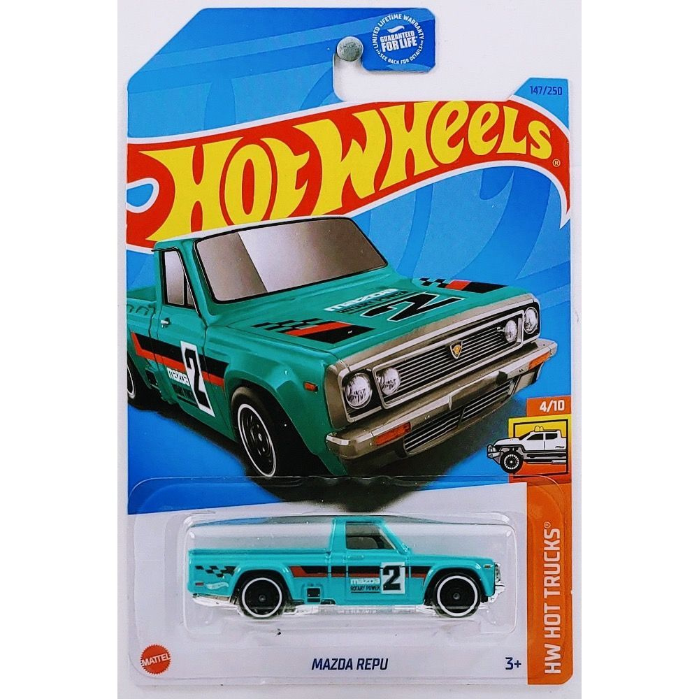 HKH99 Машинка металлическая игрушка Hot Wheels коллекционная модель MAZDA REPU бирюзовый  #1