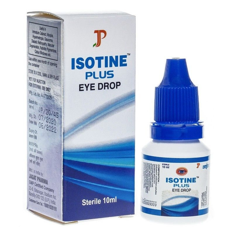 Капли для глаз Айсотин Плюс (Isotine Plus Eye Drop) Jagat Pharma, 10 мл #1