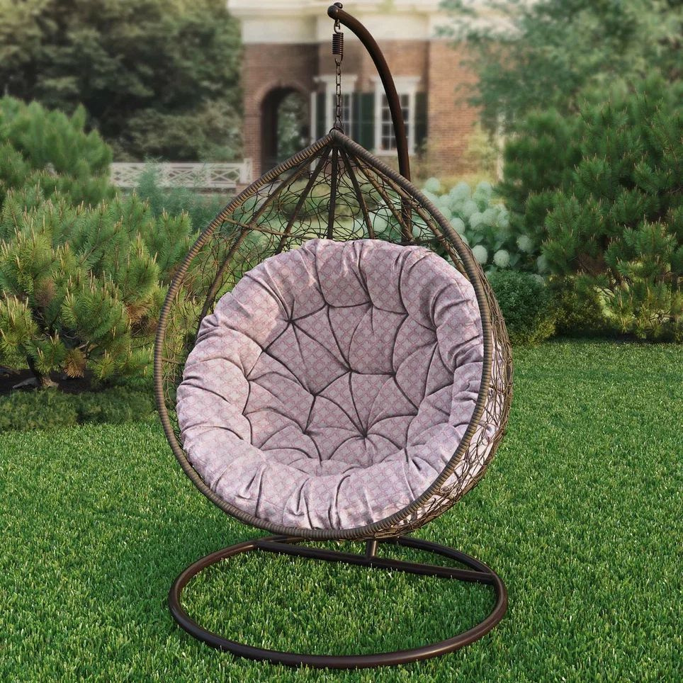 Подушка для садовых качелей, круглая напольная сидушка Хинди  #1