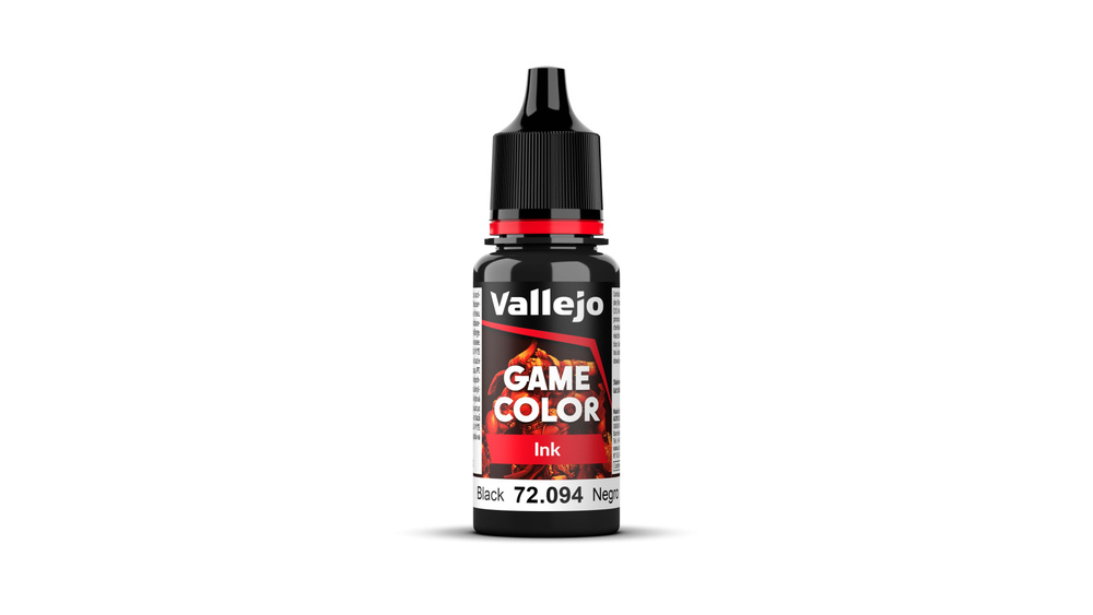Краска Vallejo Game Color - Black Ink 17мл. #1