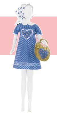 Набор для шитья одежды кукол "DressYourDoll" №2 S210-0303 Twiggy Forget-me-not  #1