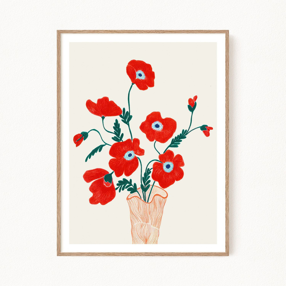 Постер для интерьера "Poppies", 40х50 см #1