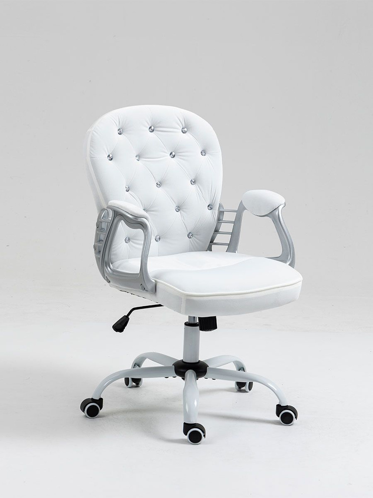 Кресло офисное. Цвет белый. GUOCAI. ZK1304V/WH-B #1