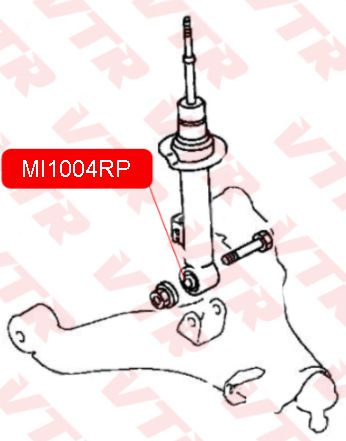 Vtr Сайлентблок, арт. MI1004RP, 1 шт. #1