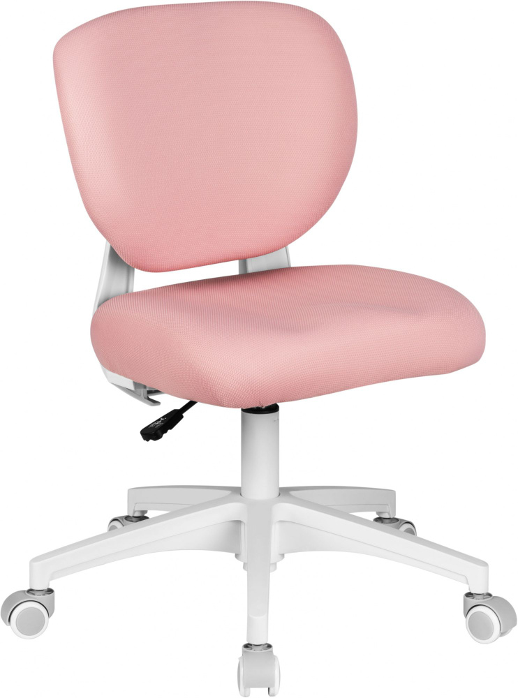 Детское компьютерное кресло Cactus CS-CHR-3594PK розовый крестов. пластик белый  #1