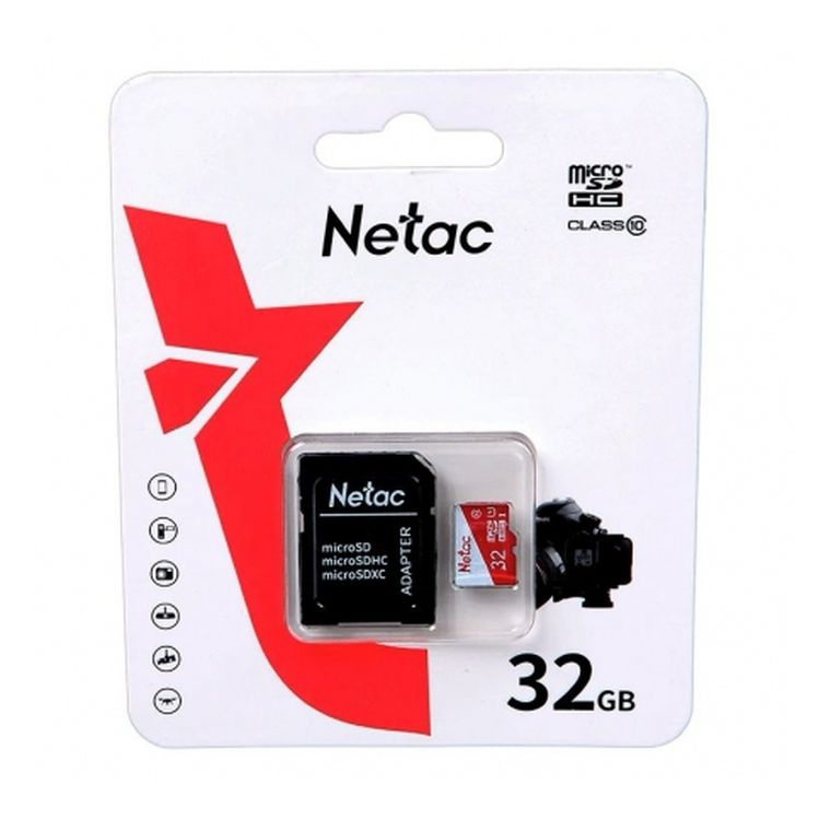 Netac Карта памяти 32 ГБ  (NT02P500ECO-032G-R) #1