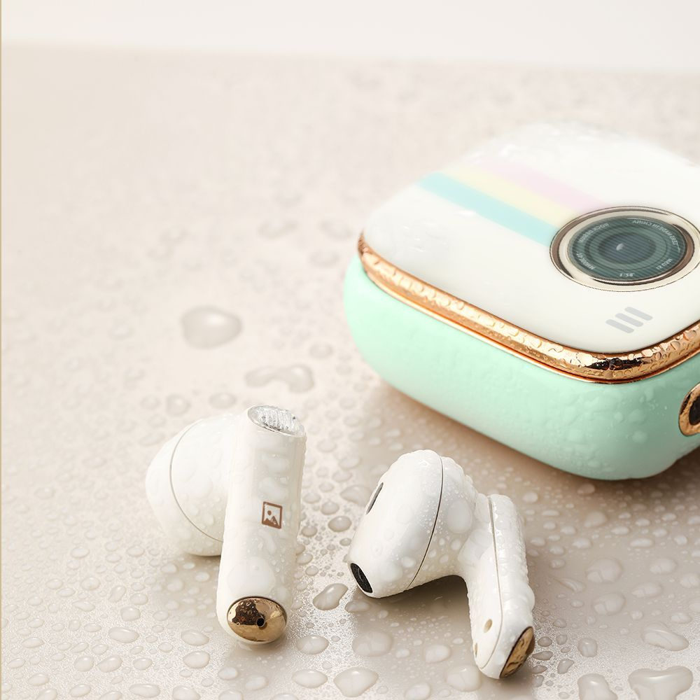 Беспроводные наушники Rock Retro Style TWS Earphone Camera #1