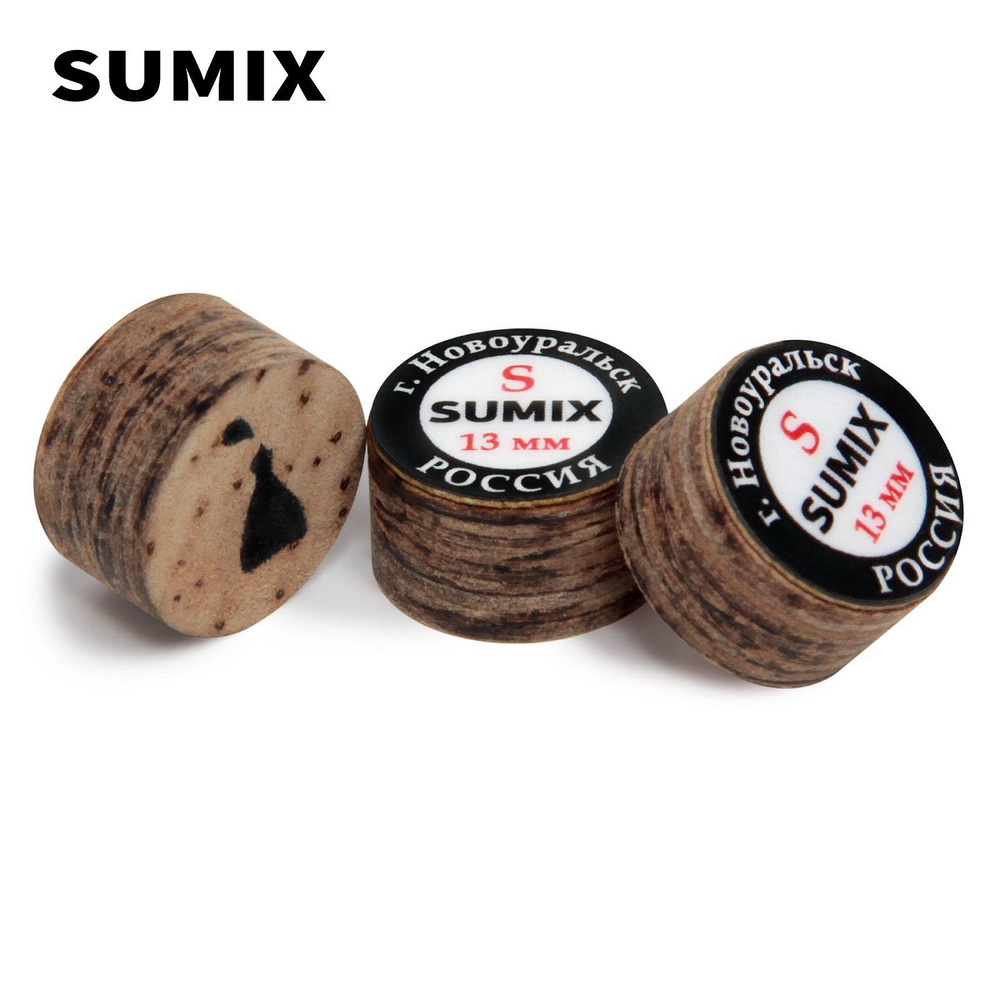 Наклейка для кия Sumix 13 мм Soft, многослойная, 1 шт. #1