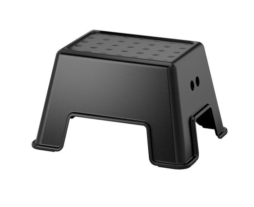 Табурет-подножка/подставка IKEA BOLMEN/БОЛЬМЕН, черный #1