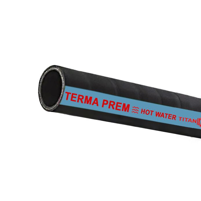 Рукав для горячей воды нап-всас TERMA-PREM , EPDM, +125C, внутр.диам. 63мм, TL063TR-PR TITAN LOCK 5 метров #1