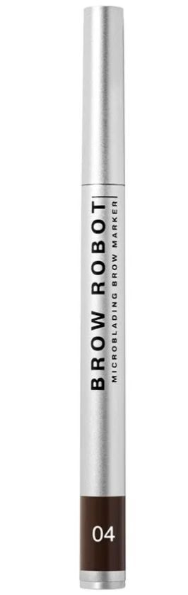 Influence Beauty Маркер для бровей Brow Robot, тон 04 Темно-коричневый  #1